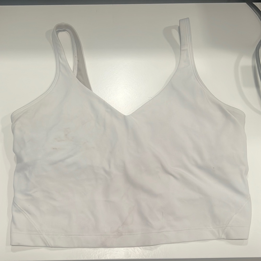 LuluLemon White Align Tank